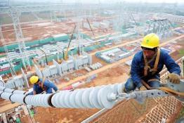 皖電東送淮上線10標(biāo)段率先架通