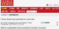 中國(guó)英文媒體看金磚：<font color=