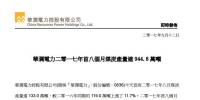 華潤電力8月附屬電廠售電量達到1540.56萬兆瓦時 同比增長7%