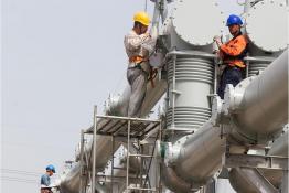 錫盟—泰州±800千伏特高壓工程泰州換流站電氣設(shè)備安裝進(jìn)入倒計時