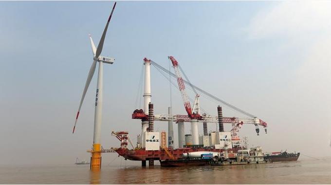 全國最大海上風電落戶鹽城