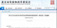 累計5983個光伏項目獲北京市獎勵，71個企業并網總規模為46.098MW?。?毛錢度電補貼2019年底終止）