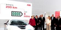 號(hào)稱(chēng)全球最快電動(dòng)汽車(chē)充電器：8分鐘增加200公里