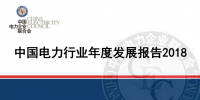 中電聯發布《中國電力行業年度<font color=