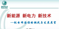 中國電科院盛萬興：配電網面臨的挑戰與發展展望