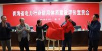 青海電力行業信用體系建設正式起步 電力信用評價中心揭牌成立