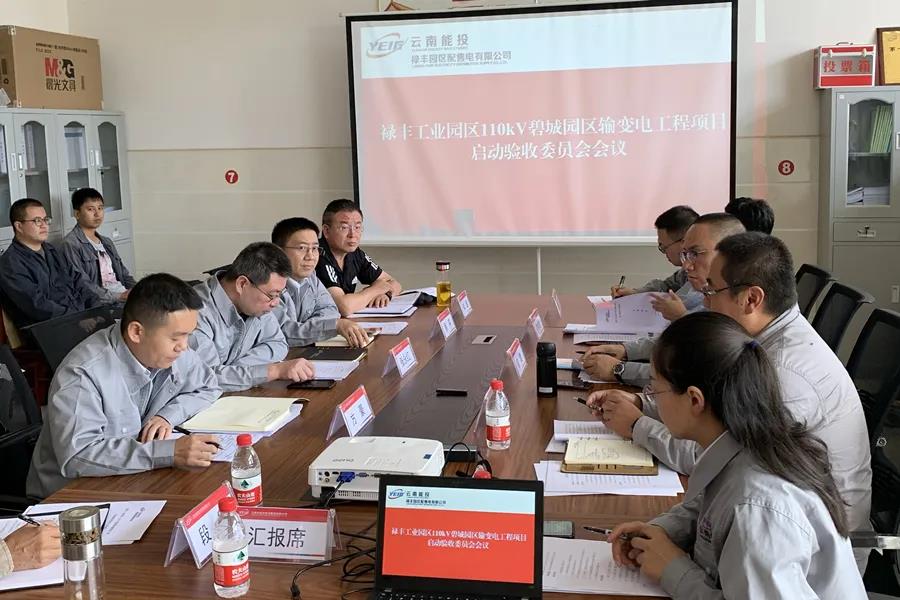 祿豐配售電公司110kV碧城園區輸變電項目通電運行