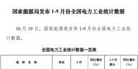 1-9月份全國(guó)電力工業(yè)統(tǒng)計(jì)數(shù)據(jù)：1-9月全國(guó)<font color=