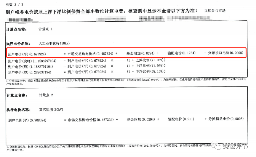 輸配電價(jià) 代理購電價(jià)格